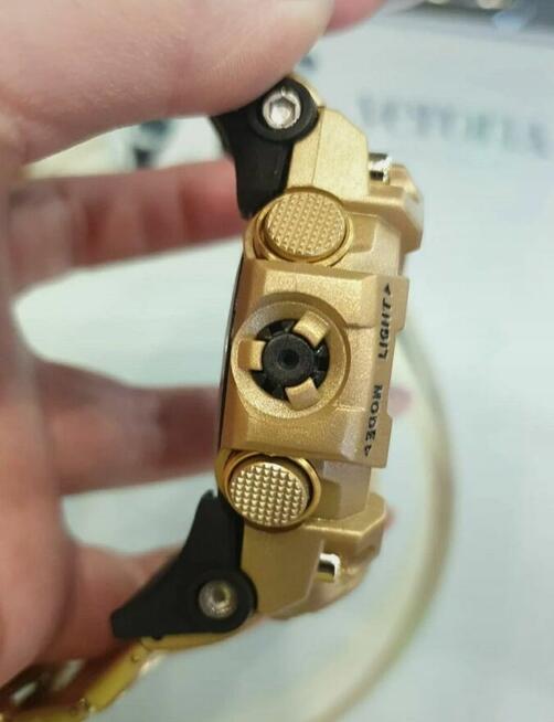 Zegarek męski duży analogowo cyfrowy na bransolecie