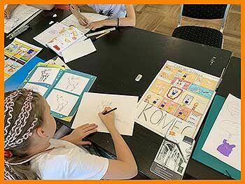 ZAJĘCIA z KOMIKSU, projektowania GIER PLANSZOWYCH dla DZIEC