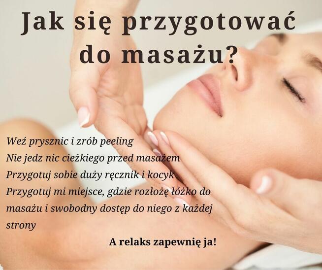 Mobilny masaż z dojazdem do domu: relaksacyjny, antycellulit