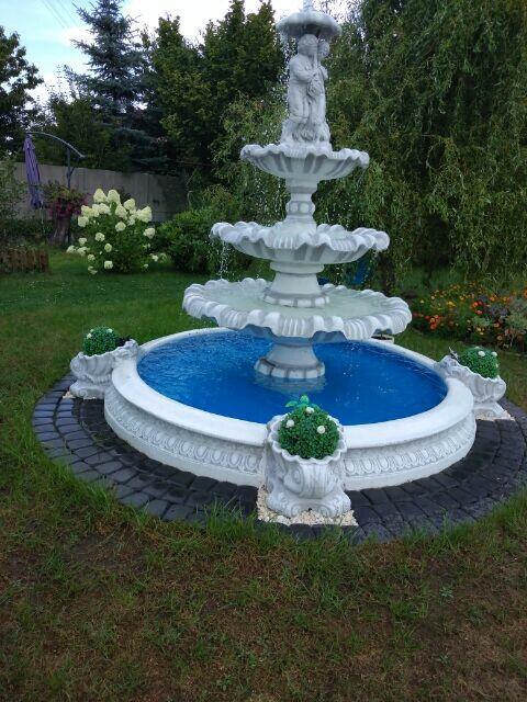 Piękna fontanna ogrodowa DOSTAWA I POMPA GRATIS