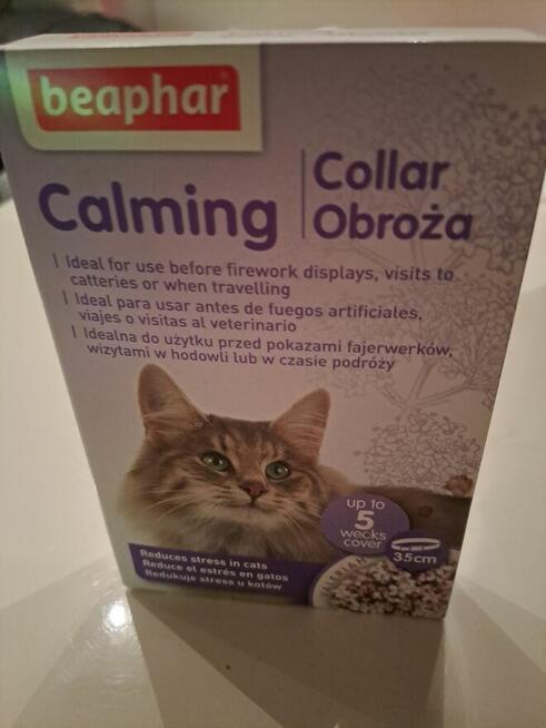 Obroża uspakajająca dla kota NOWA