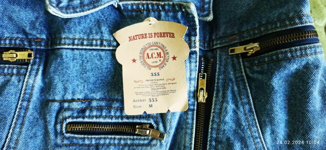 Kurtka dżinsowa damska rozmiar M