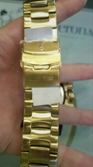 Zegarek męski duży analogowo cyfrowy na bransolecie