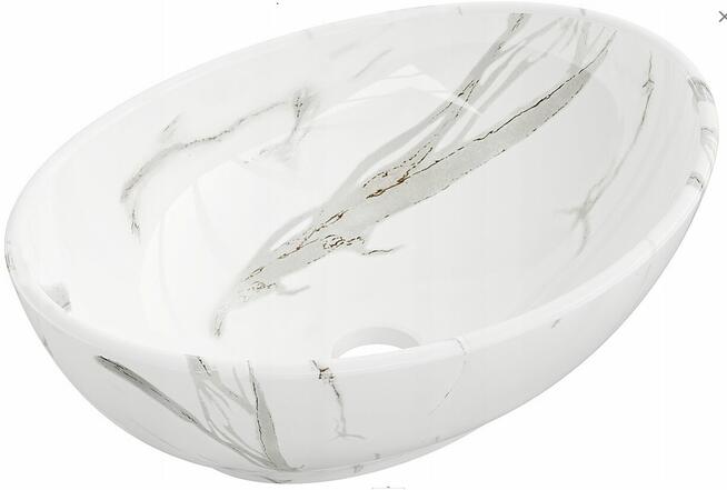 Umywalka Ceramiczna Marmurowa 40x34 różne wzory Kamień