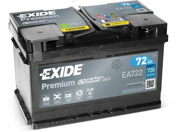 Akumulator 72Ah720A Exide Premium