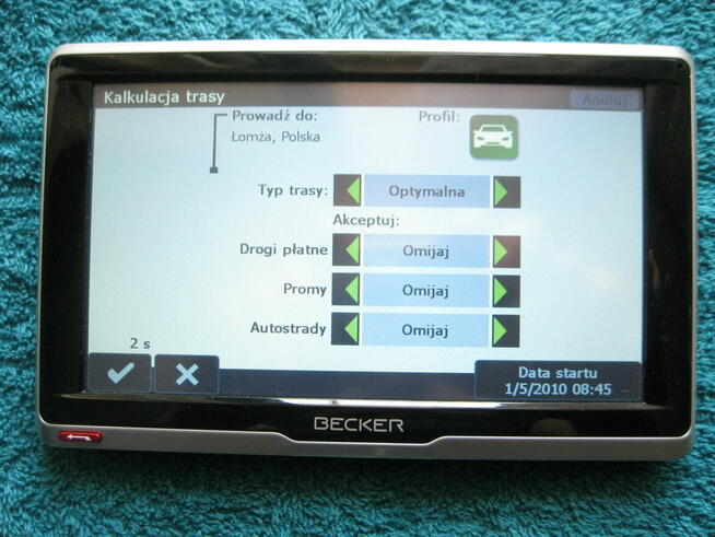 Nawigacja BECKER Dla Ciężarówek i innych