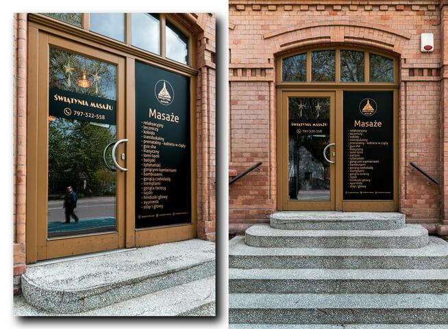 Oklejanie folia OWV, Druk, witryny, okna, reklama