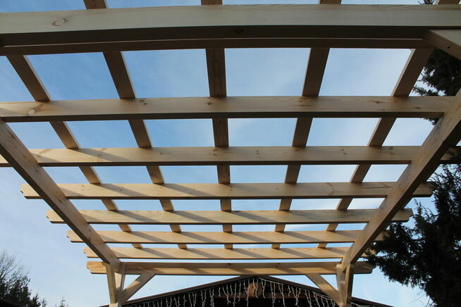 Pergola 330cm x 360cm Krata Wiata Altana Zadaszenie Sosna