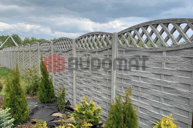 Ogrodzenie betonowe płyty ogrodzeniowe słupy płot betonowy -