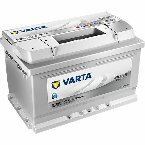 Akumulator Varta Silver Dynamic E38 74Ah/750A