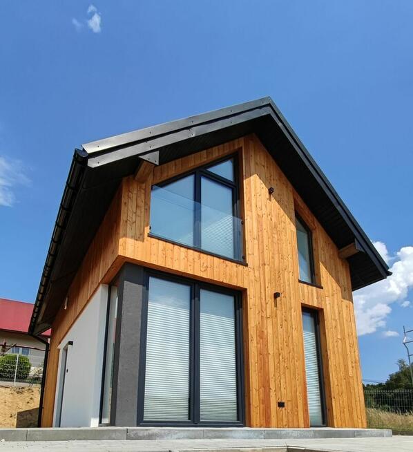 Nowy domek letniskowy murowany, umeblowany, fotowoltaika