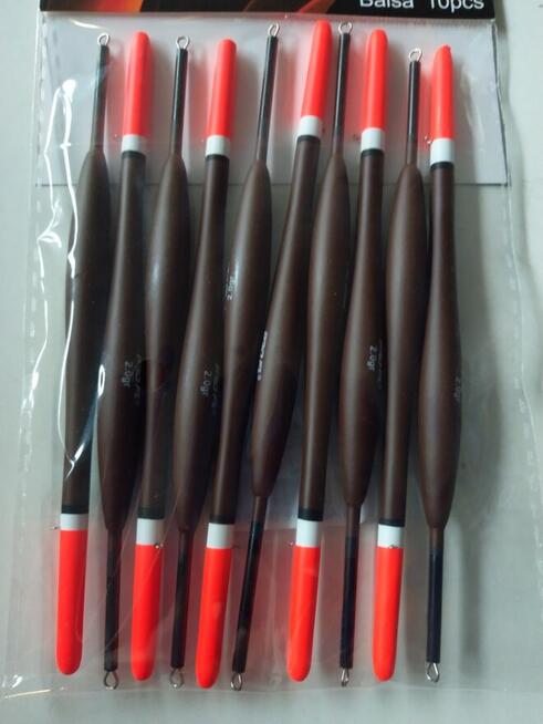 Spławik przelotowy dobrze widoczny na wodzie 1, 2 i 3g