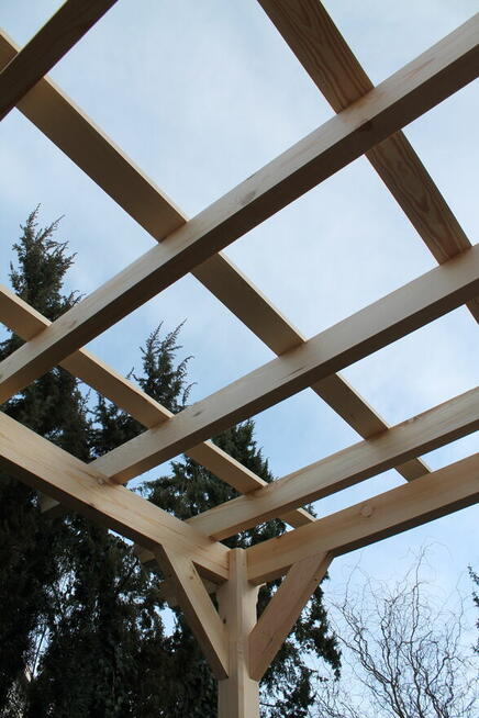 Pergola 330cm x 360cm Krata Wiata Altana Zadaszenie Sosna