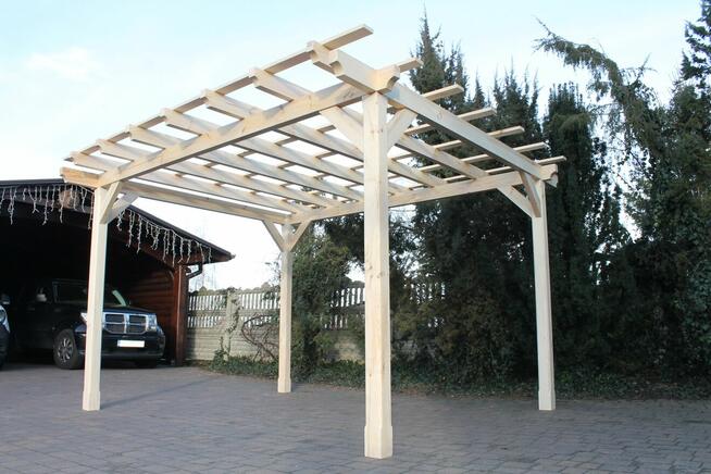 Pergola 330cm x 360cm Krata Wiata Altana Zadaszenie Sosna