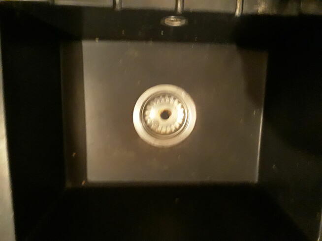 (zlew kuchenny z demontazu) grafitowy 46x57