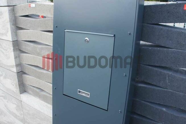 Multibox słupek multimedialny nowoczesne ogrodzenie skrzynka