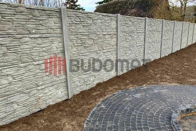 Ogrodzenie betonowe płyty ogrodzeniowe słupy płot betonowy -