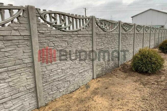 Ogrodzenie betonowe płyty ogrodzeniowe słupy płot betonowy -