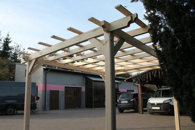 Pergola 330cm x 360cm Krata Wiata Altana Zadaszenie Sosna