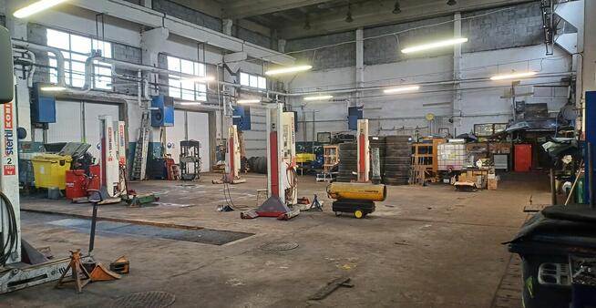 Do wynajęcia hala warsztatowa z pomieszczeniami - 739 m2