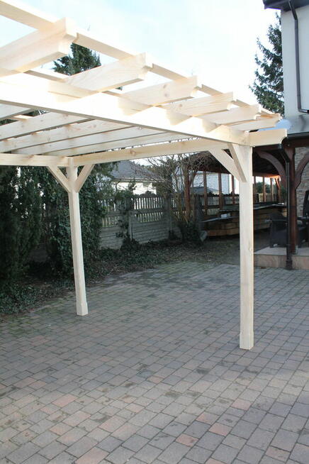Pergola 330cm x 360cm Krata Wiata Altana Zadaszenie Sosna