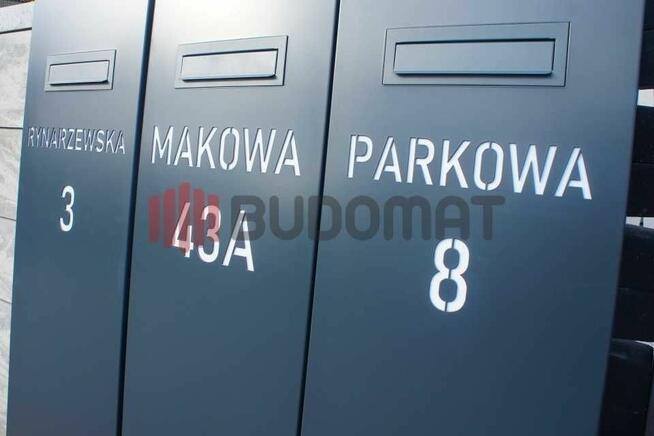 Multibox słupek multimedialny nowoczesne ogrodzenie skrzynka