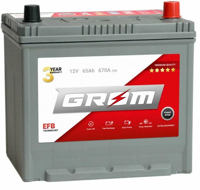 Akumulator GROM EFB START&STOP 65Ah 670A