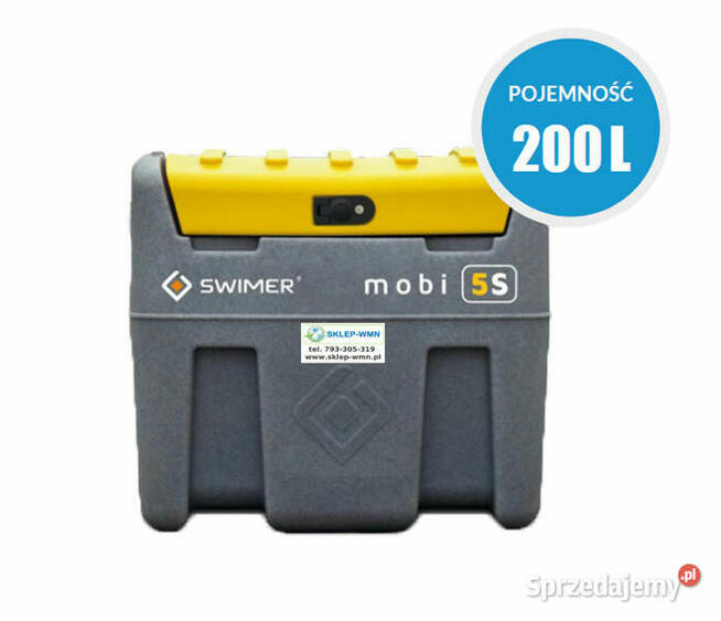 Zbiornik mobilny na ON 200L Mobi 5S Swimer Basic