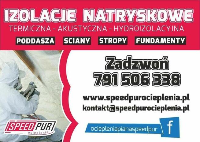 Piana PUR Ocieplanie Poddasze Wiązary Dach Stargard SpeedPur