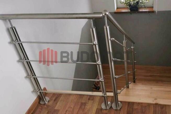 Balustrada Stal Nierdzewna Barierka Poręcz Szkło Pręt Słupek