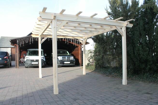 Pergola 330cm x 360cm Krata Wiata Altana Zadaszenie Sosna