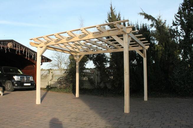 Pergola 330cm x 360cm Krata Wiata Altana Zadaszenie Sosna