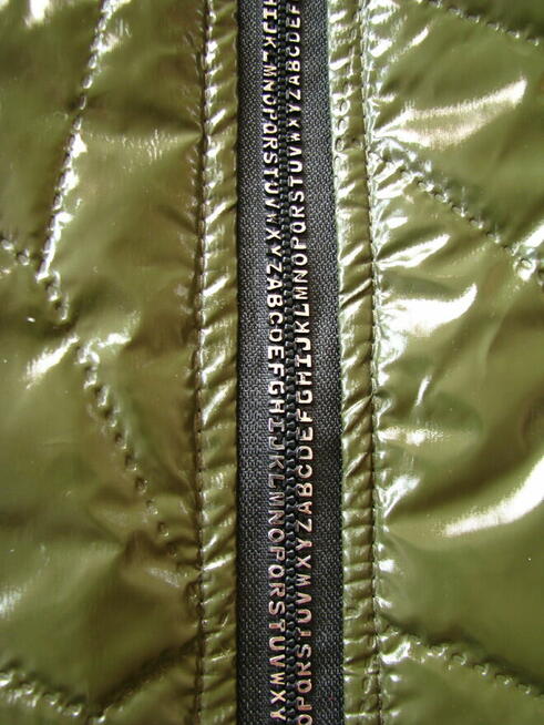 Pikowany bezrękawnik, długa kamizelka z kapturem, rozm. 48