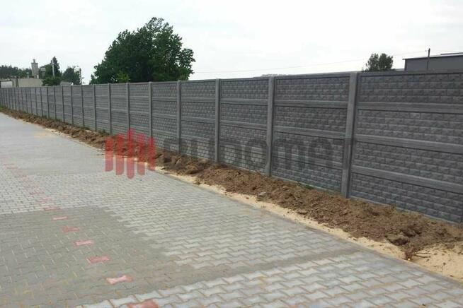 Ogrodzenie betonowe płyty ogrodzeniowe słupy płot betonowy -