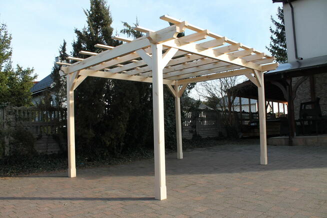 Pergola 330cm x 360cm Krata Wiata Altana Zadaszenie Sosna