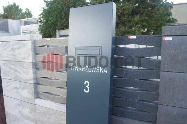 Multibox słupek multimedialny nowoczesne ogrodzenie skrzynka