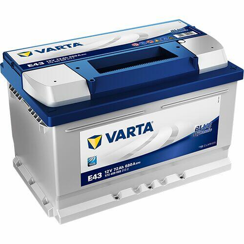 Akumulator Varta Blue Dynamic E43 72Ah/680A
