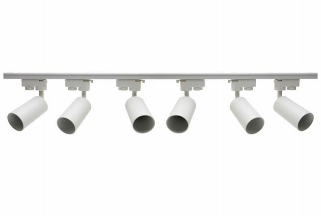 SZYNOPRZEWÓD Szyna 1 / 1,5 / 2m BIAŁE + reflektory