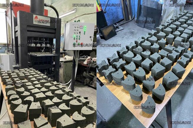 Prasa po technoplankton, ciasto i inne brykiet. Bricket-20AT