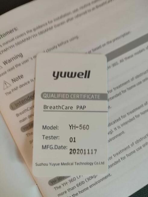 Aparat do leczenia bezdechu.