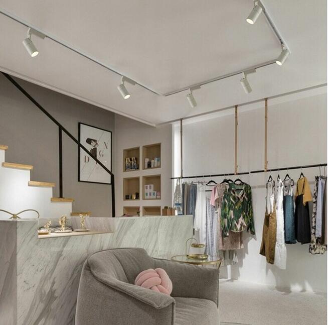 SZYNOPRZEWÓD Szyna 1 / 1,5 / 2m BIAŁE + reflektory