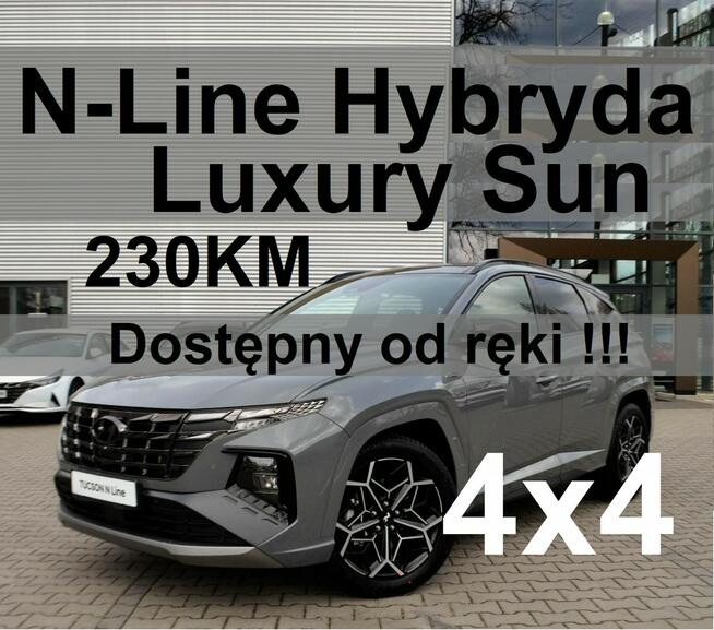 Hyundai Tucson N-Line 4x4 230KM Pamięć foteli Kamera 360 Niska Cena 2109 zł od ręki