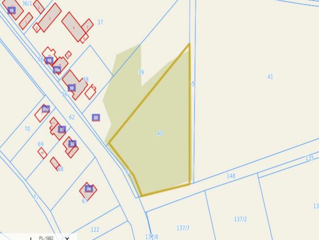 Działka budowlana Miłosławice gm. Mieścisko,