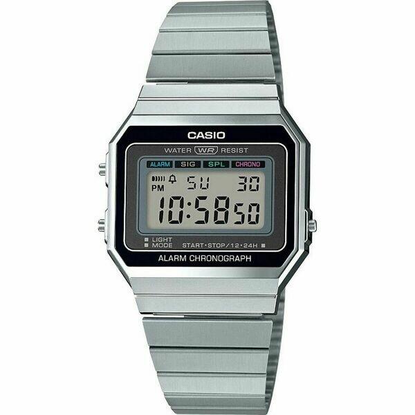 Oldschoolowy zegarek Casio Vintage na bransolecie A700WE Uni