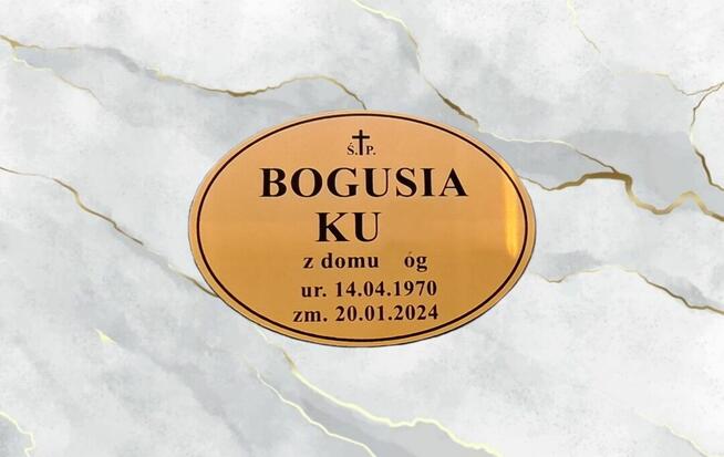 Tabliczka nagrobna naklepsza jakość