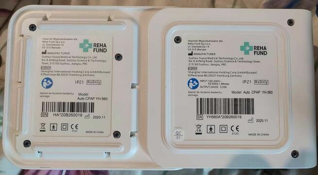 Aparat do leczenia bezdechu.