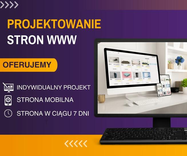 Strona internetowa już od 999 zł od firmy, faktura Vat.