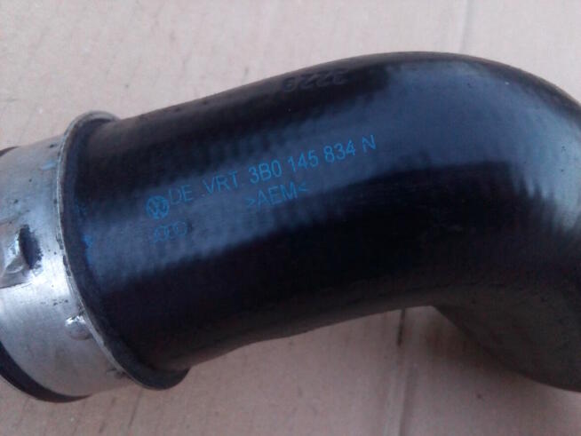 Wąż przewód intercoolera 1.9TDI Audi A6 C5 Passat B5 Skoda