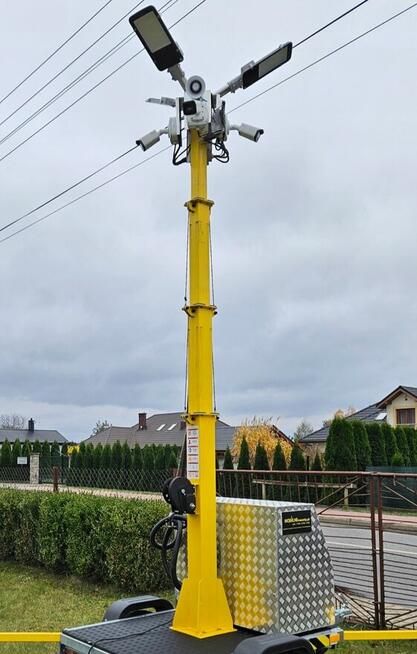 Maszt teleskopowy do kamer Monitoringu Wizyjnego
