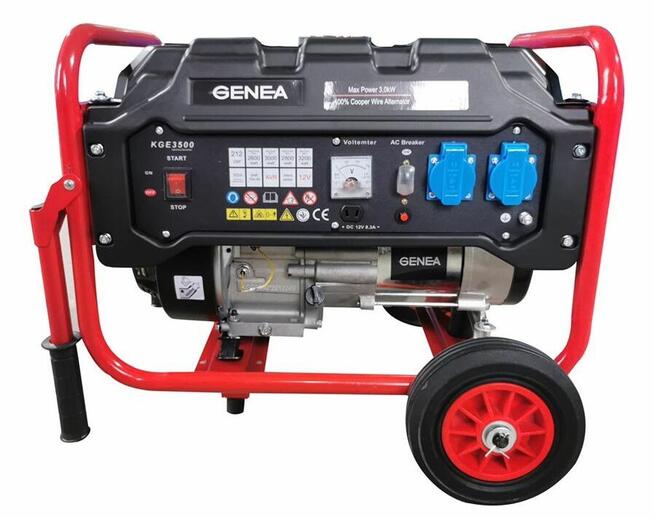 Agregat prądotwórczy jednofazowy GENEA 3000 W benzynowy 3kW